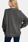 Pigment Dyed French Terry Sweatshirt - Black