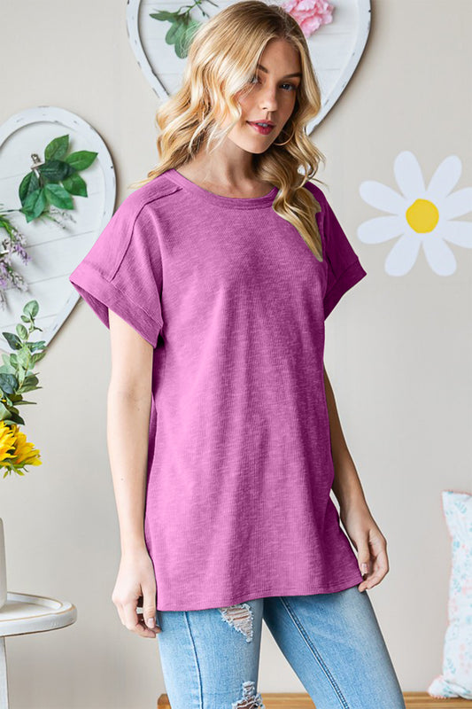 Short Sleeve Round Neck T-Shirt