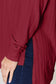 Ribbed Round Neck Slit T-Shirt - 5 Colors