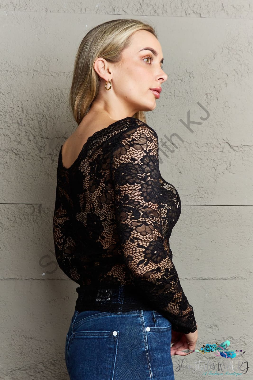 Ninexis Be Kind Off The Shoulder Lace Top