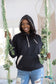 Black Sherpa Lined Hoodie Lastcall