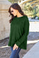Ribbed Round Neck Long Sleeve Knit Top - 5 Colors
