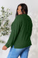 Ribbed Round Neck Slit Knit Top - 5 Colors