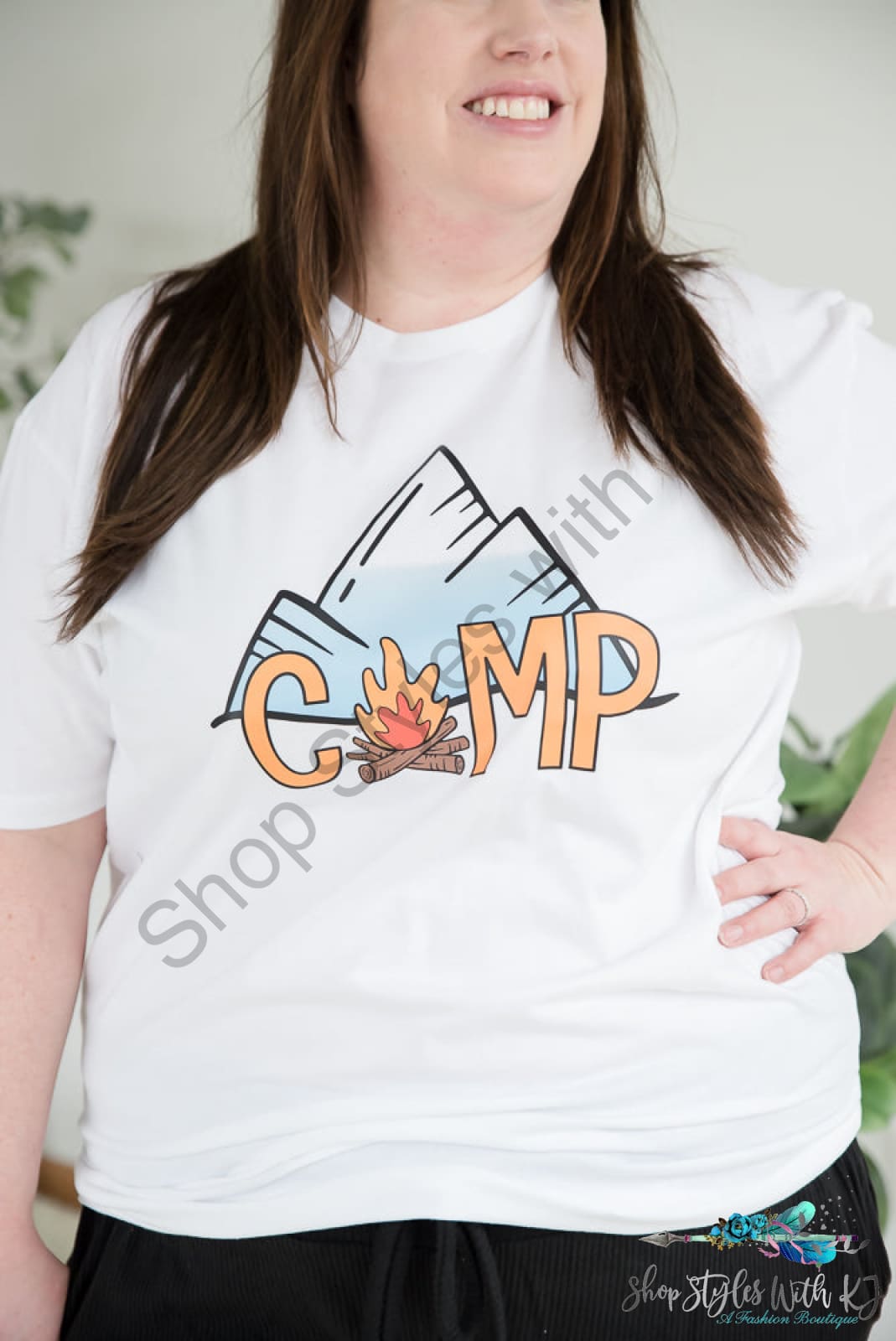 Camp By The Mountains Graphic Tee Bt