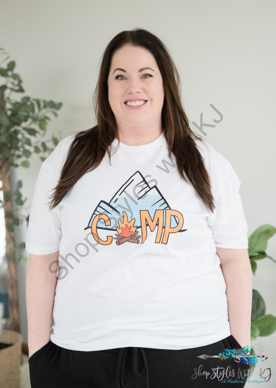 Camp By The Mountains Graphic Tee Bt