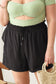 Plus Size Drawstring Elastic Waist Shorts with Pockets - 2 colors