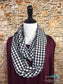 Checkered Infinity Scarf Scarf
