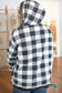 Checkered Sherpa Hoodie