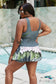 Marina West Swim Full Size Clear Waters Dress In Aloha Forest Swimwear
