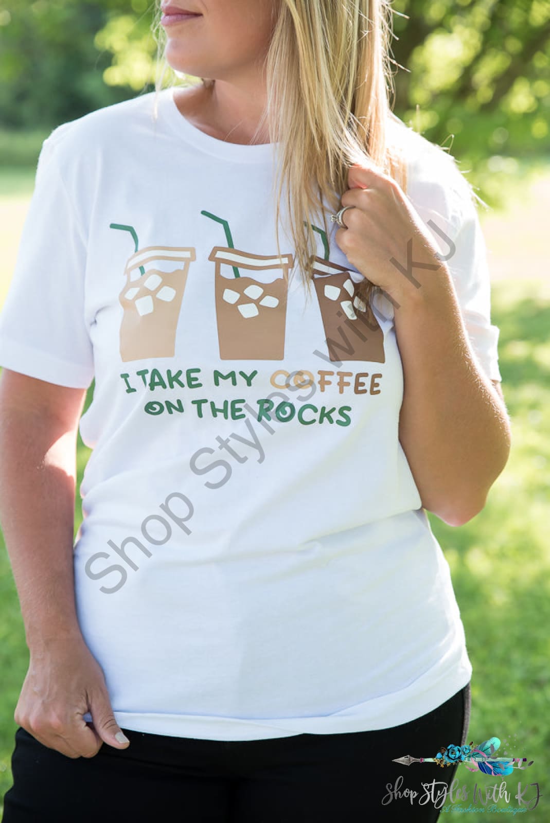 Coffee On The Rocks Graphic Tee Bt