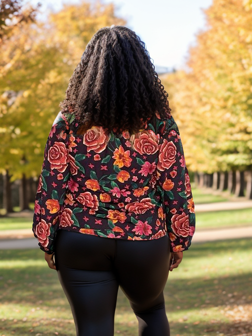 Courage of Love Floral Long Sleeve Top