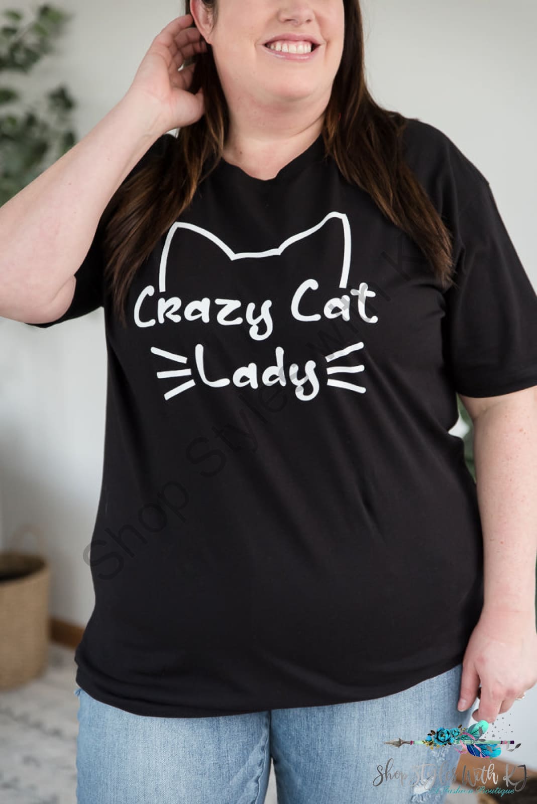 Crazy Cat Lady Graphic Tee Bt