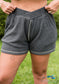 Crossover Charcoal Shorts White Birch