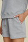 Texture Short Sleeve Top and Shorts Set - 5 Colors