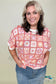 Haptics Dolman Retro Floral Print Top T-Shirts