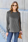 Round Neck Long Sleeve Top - 5 Colors