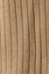 Ribbed Round Neck Long Sleeve Slit Top - 5 Colors