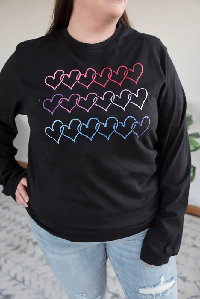 Electric Love Graphic Long Sleeve Tee