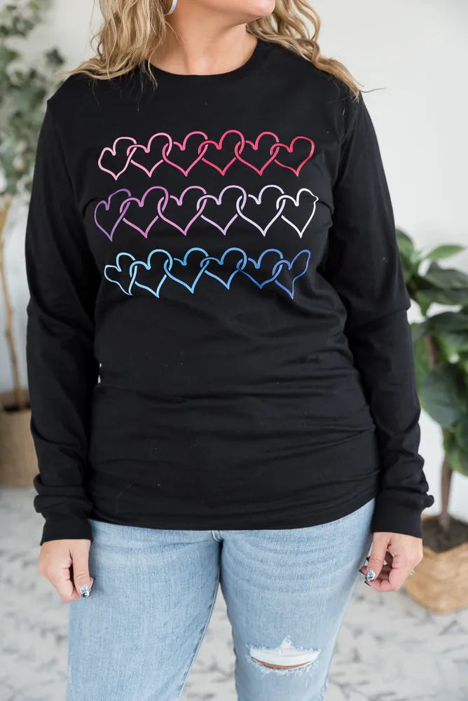 Electric Love Graphic Long Sleeve Tee