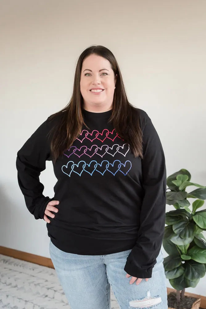 Electric Love Graphic Long Sleeve Tee