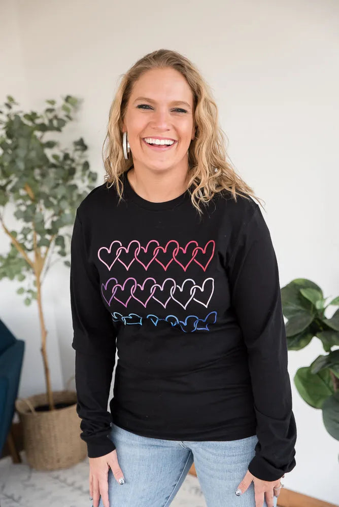 Electric Love Graphic Long Sleeve Tee