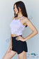 Ninexis Everyday Staple Soft Modal Short Strap Ribbed Tank Top In Lavender