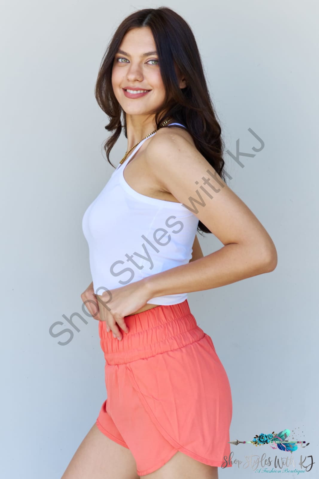 Ninexis Everyday Staple Soft Modal Short Strap Ribbed Tank Top In Off White