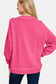 Pigment Dyed French Terry Sweatshirt - Hot Pink