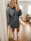 Cable Knit Sweater Dress - 4 Colors