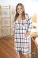 Fall Plaid Surplice Dress Springintospring