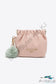 Faux Leather Pouch Soft Pink / One Size Bag