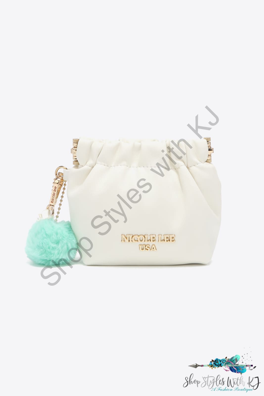 Faux Leather Pouch White / One Size Bag