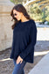 Ribbed Round Neck Long Sleeve Knit Top - 5 Colors