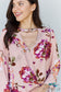 Oddi Full Size Floral Bell Sleeve Crepe Top