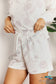 Double Take Floral Long Sleeve Top And Shorts Loungewear Set Sleepwear &