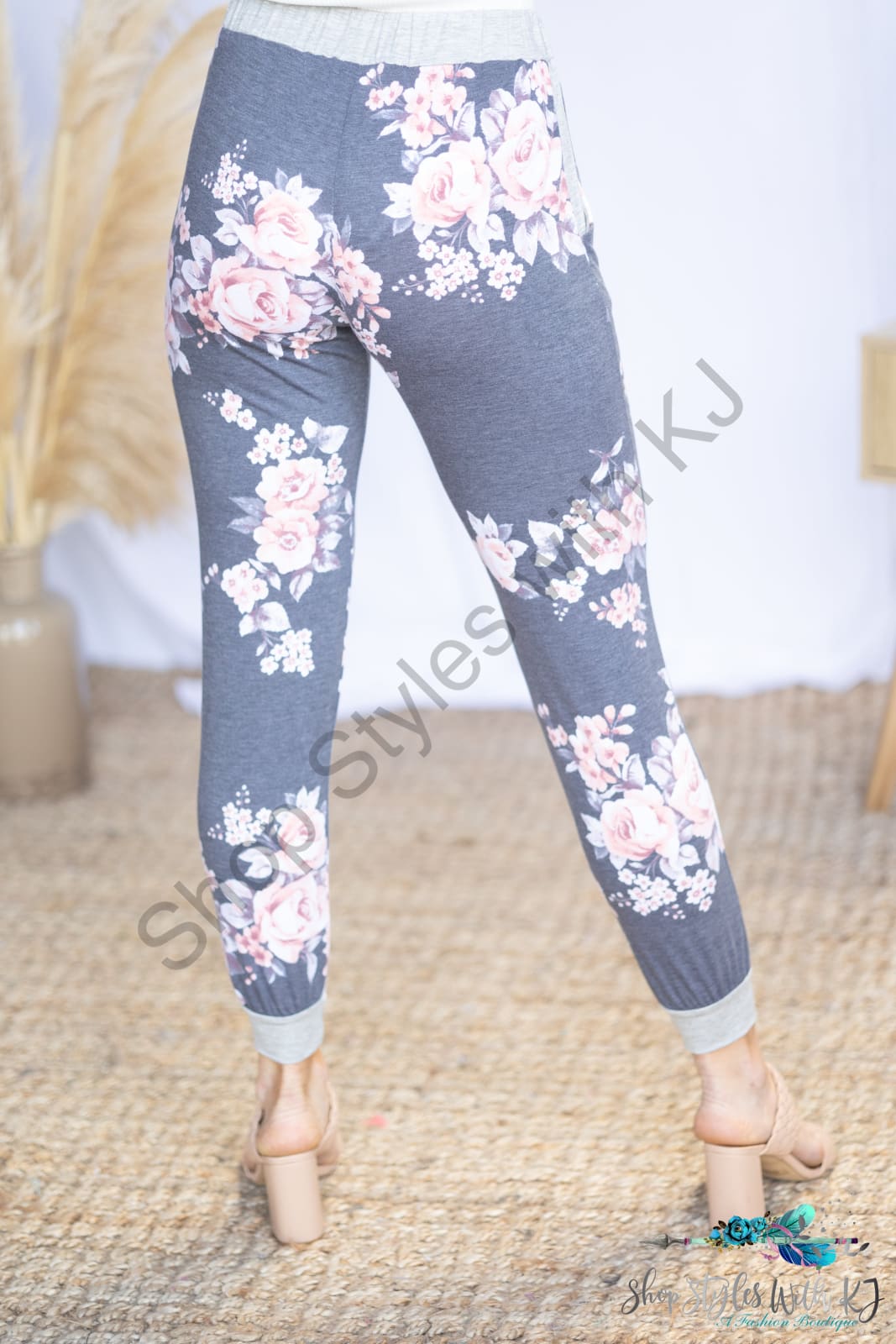 Floral Path Joggers