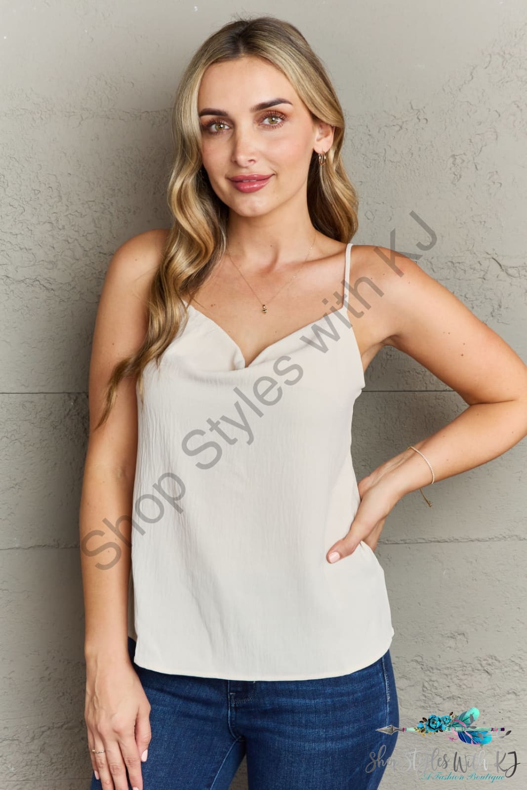 Ninexis For The Weekend Loose Fit Cami Beige / S
