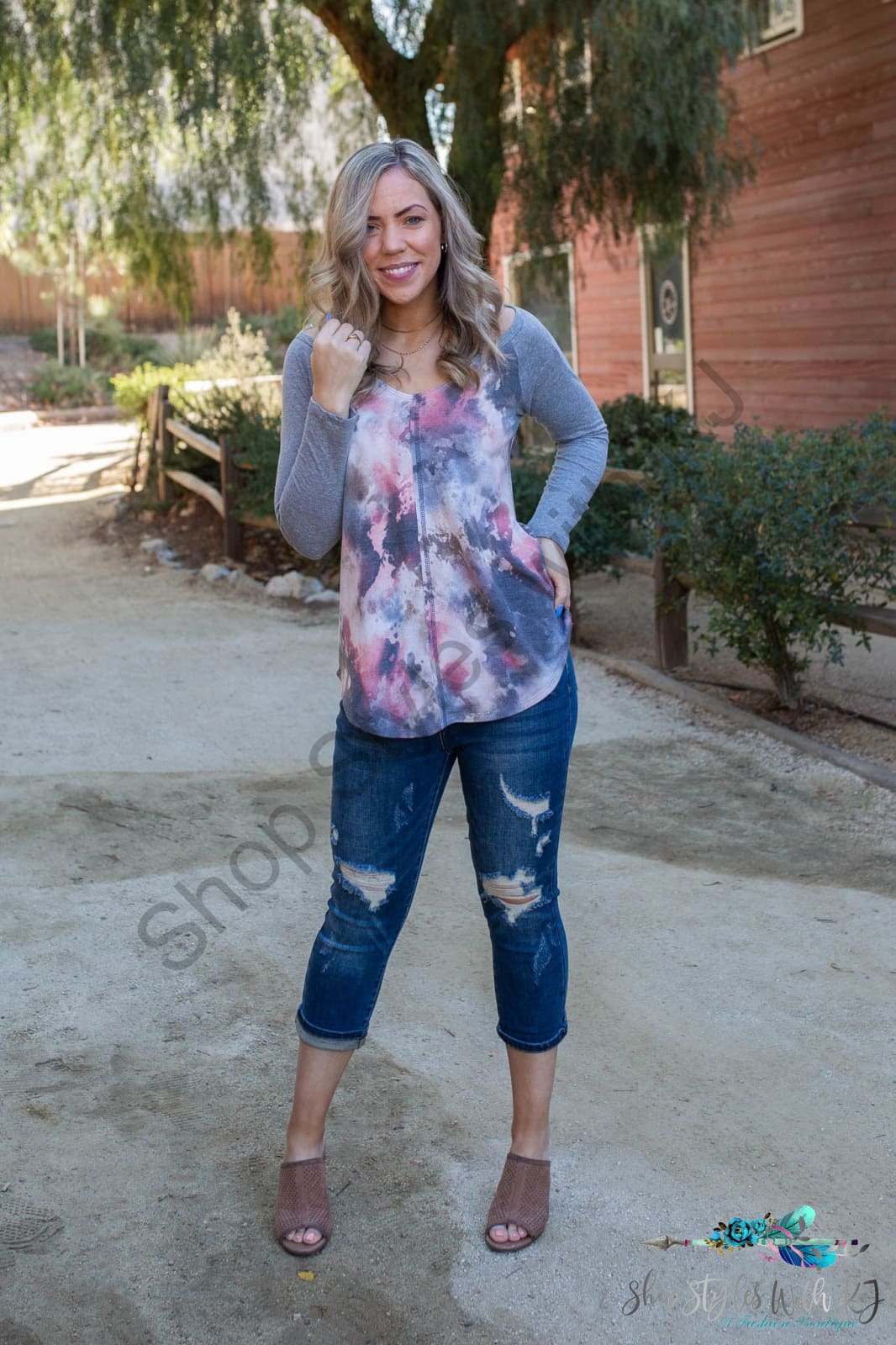 Geode Raglan Top