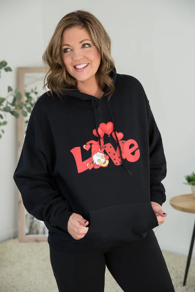 Gnome Love Graphic Hoodie