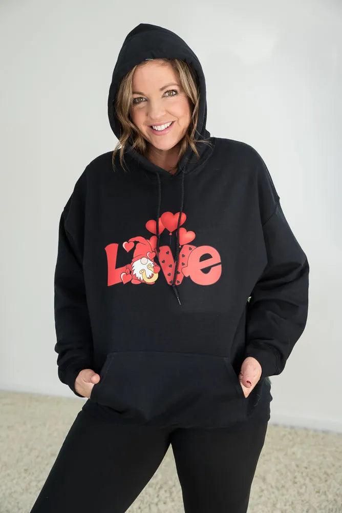 Gnome Love Graphic Hoodie