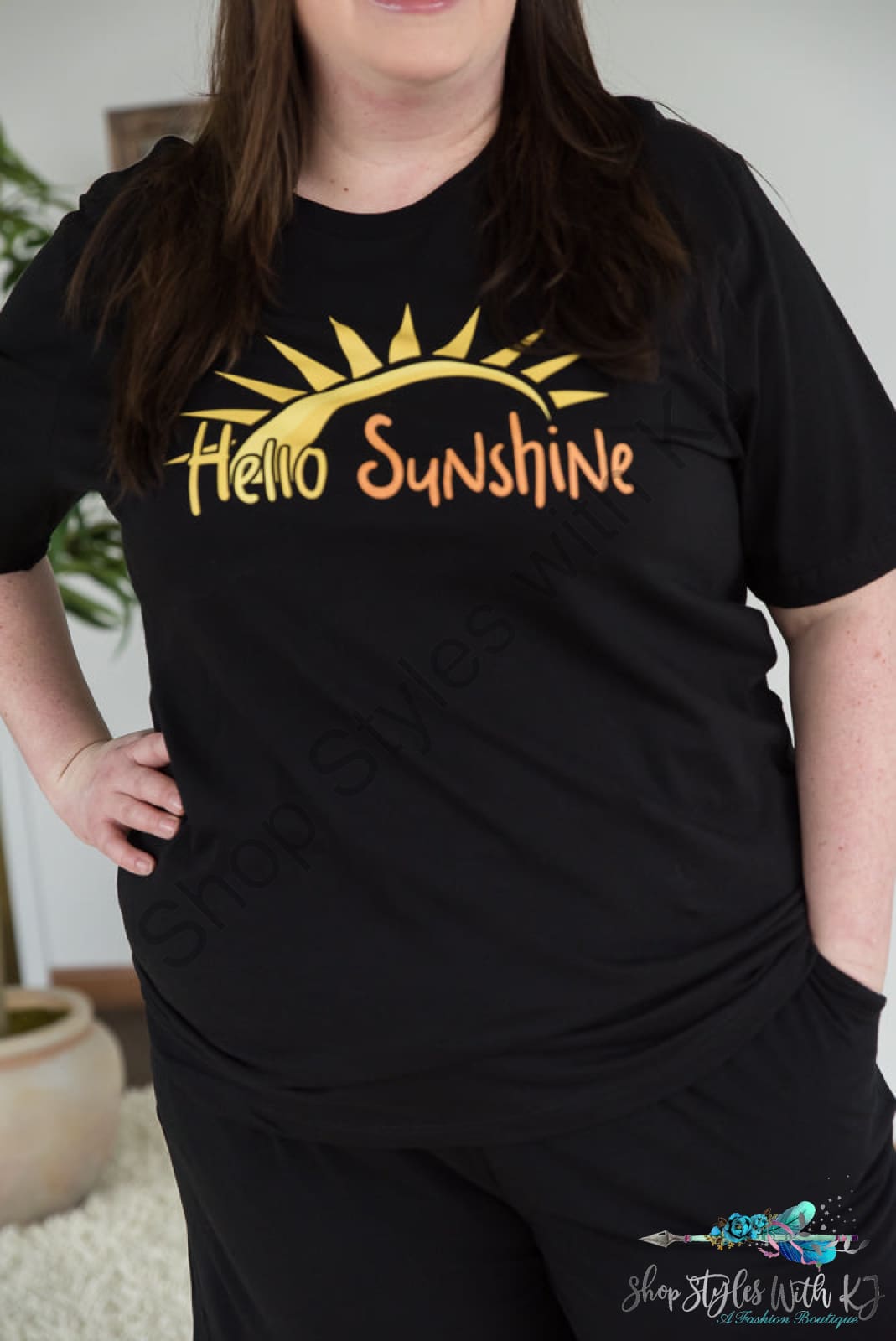 Hello Sunshine Graphic Tee Bt