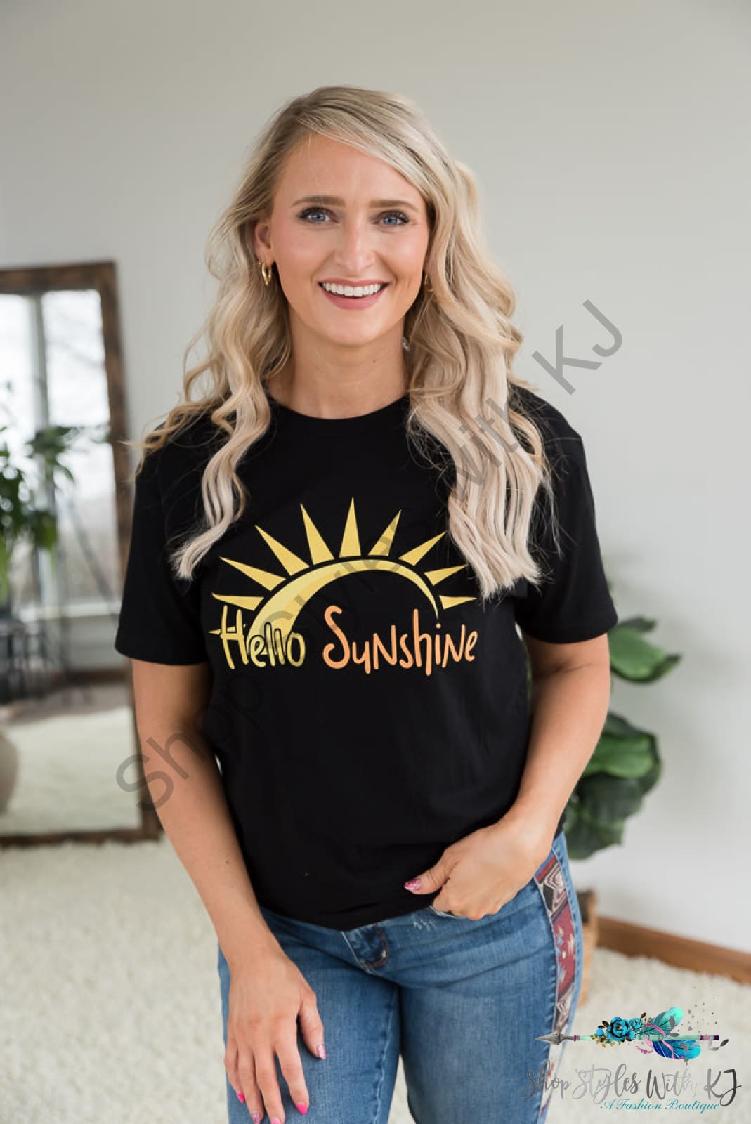 Hello Sunshine Graphic Tee Bt