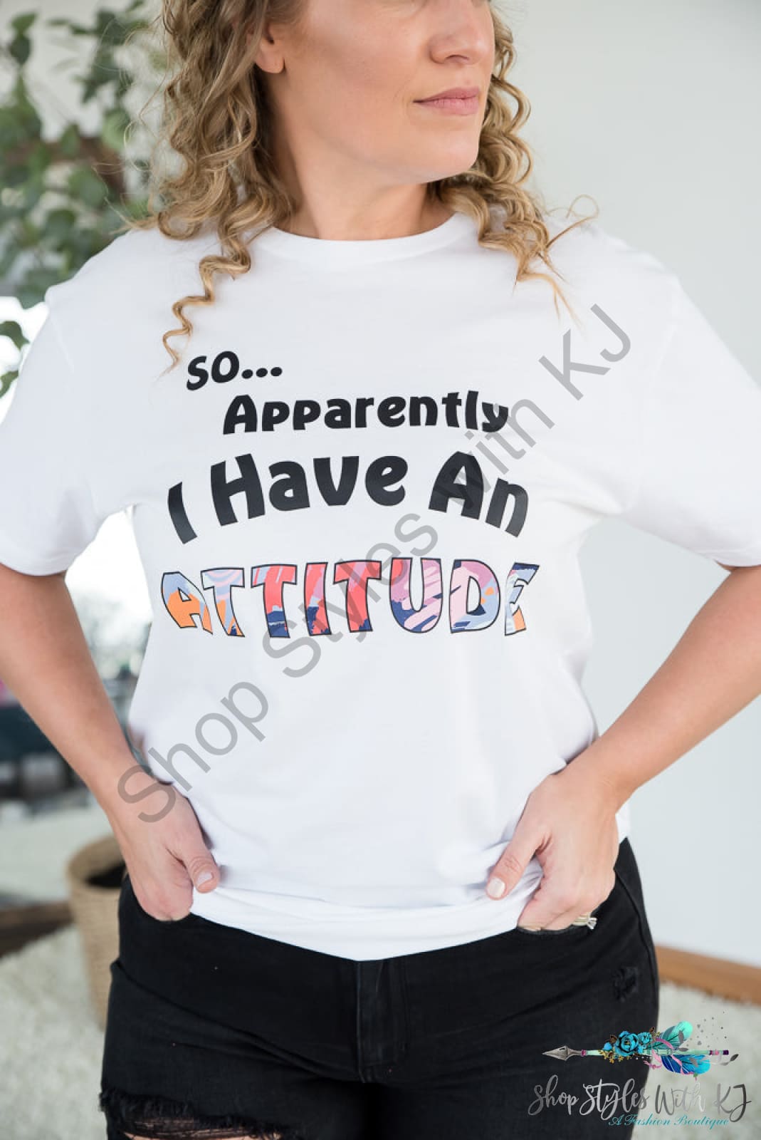 I Have An Attitude Graphic Tee Bt