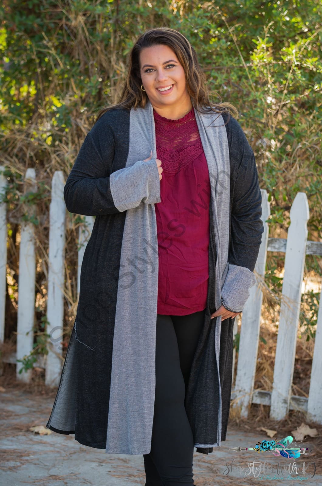 Inspired By Beauty Thumbhole Duster Lastcall