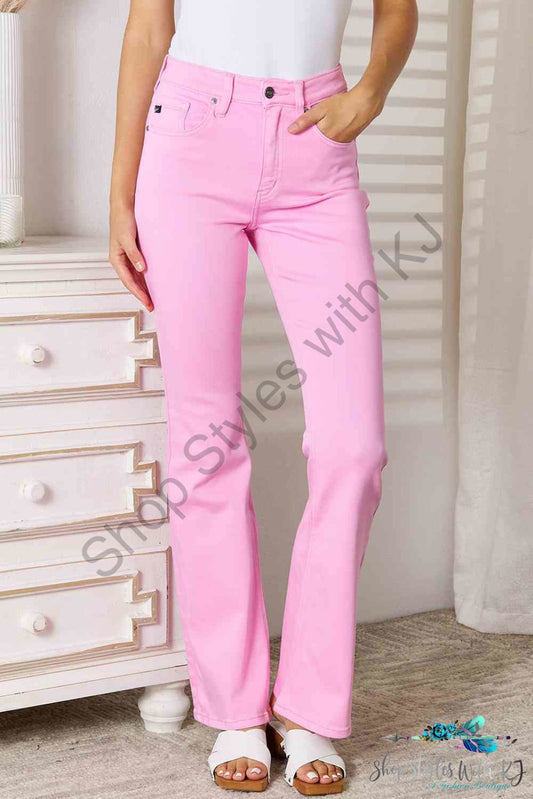 Kancan High Rise Bootcut Jeans Carnation Pink / 0(23)