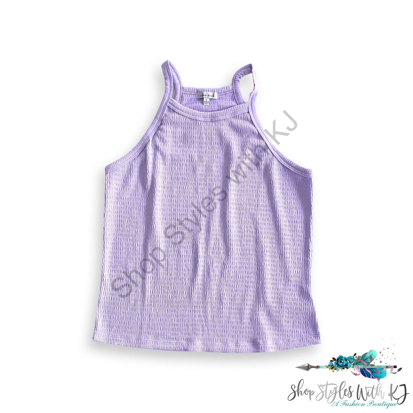 Key To Success Tank In Lilac White Birch