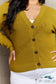 Zenana Kiss Me Tonight Full Size Button Down Cardigan In Chartreuse