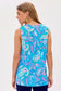 Dear Scarlett Lizzy Tank Top in Paisley Aqua