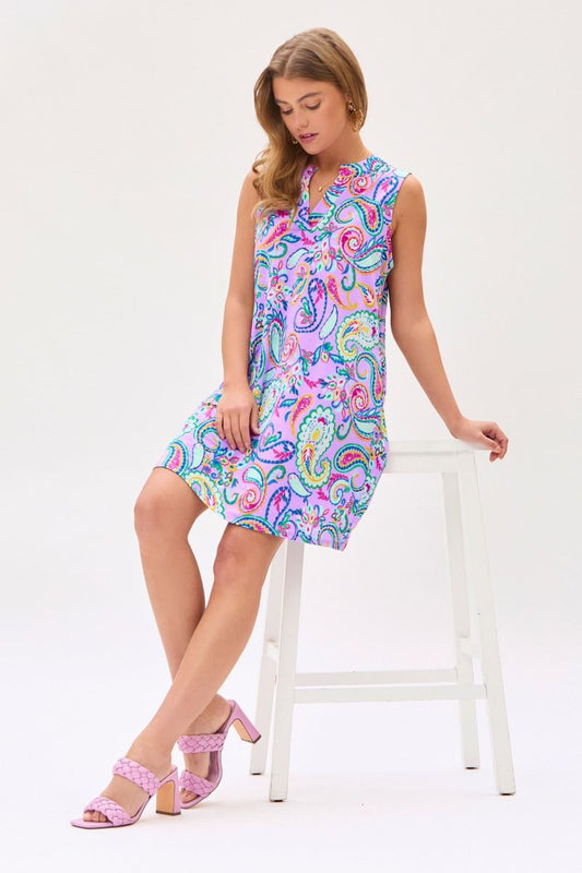 Dear Scarlett Lizzy Tank Dress in Lavender