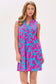 Dear Scarlett Lizzy Tank Dress in Magenta Teal